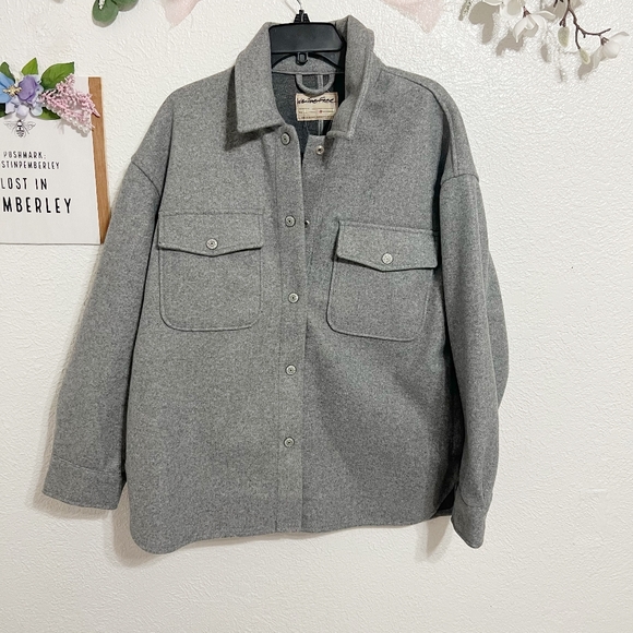 NEW Free People We The Free Lola Shirt Jacket - Picture 4 of 10